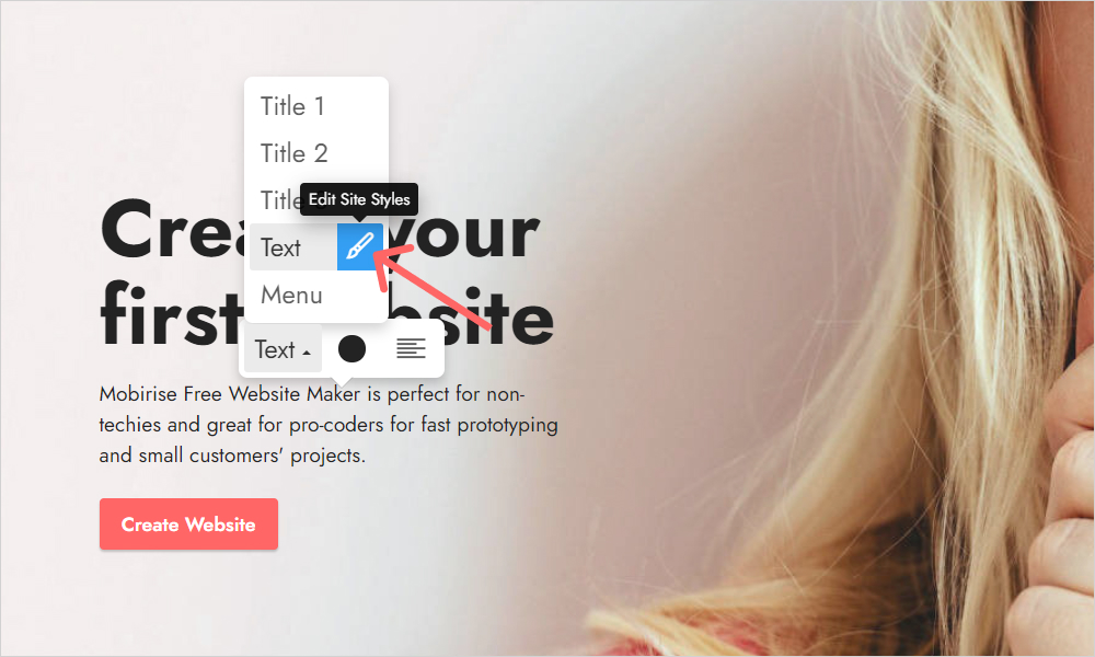 You can enable a special button in the preview area via App Settings.